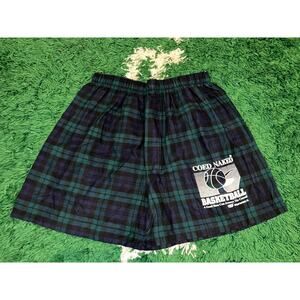 Vintage Coed Sportswear Naked Basketball Green Boxers Bottoms VTG L